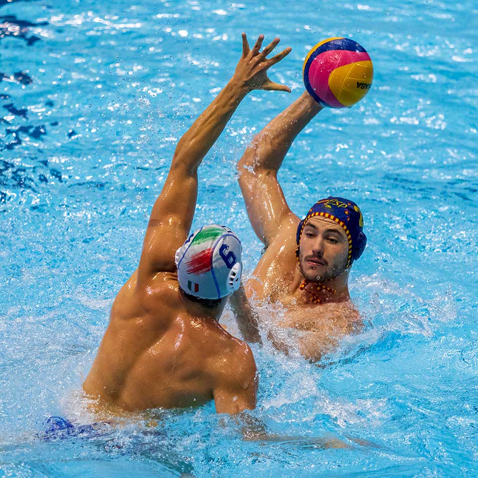 Partido de selecciones de waterpolo