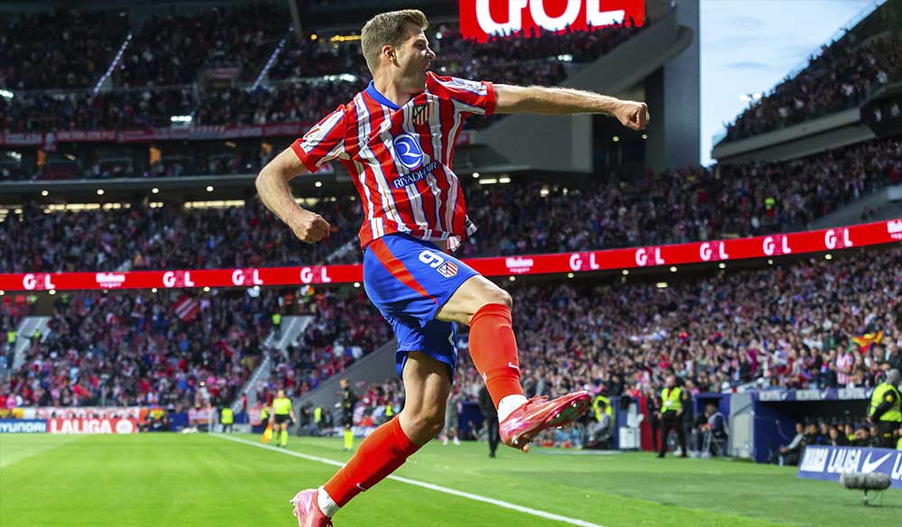 Alexander Sørloth celebrando un gol