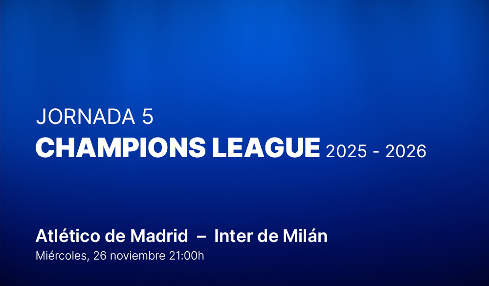 Champions League: Atlético de Madrid - Inter de Milán