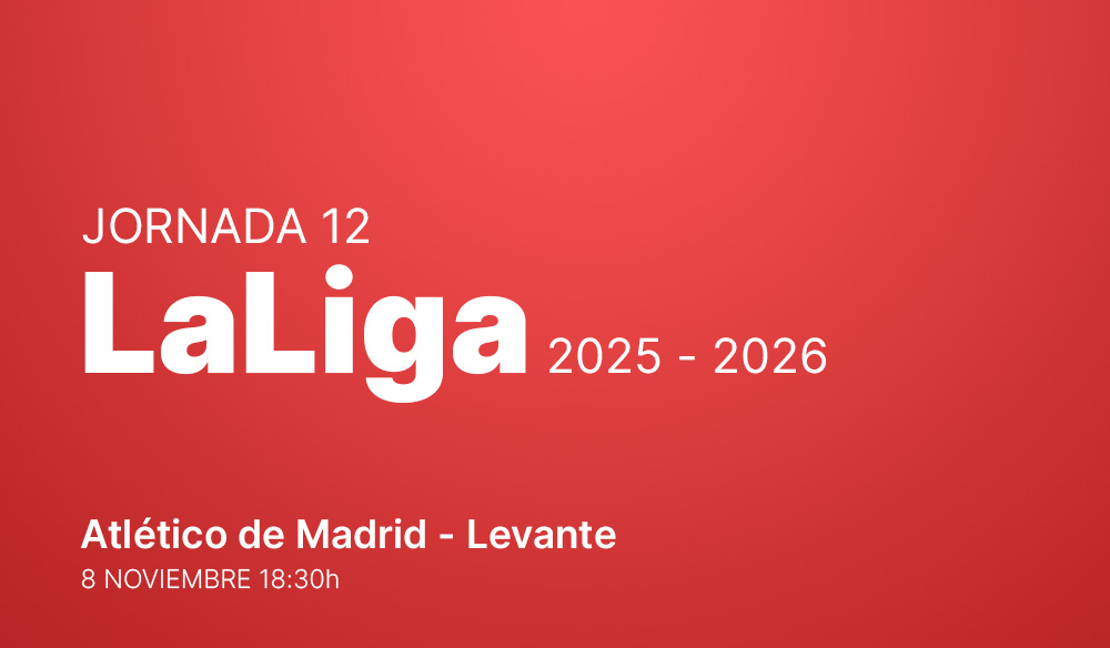 Jornada 12: Atlético de Madrid - Levante
