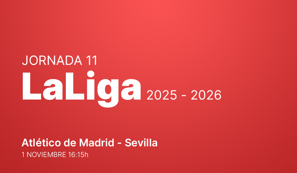 Jornada 11: Atlético de Madrid - Sevilla