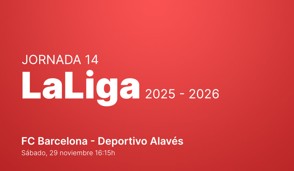 Jornada 14: Barcelona - Alavés