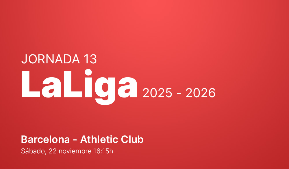 Jornada 13: Barcelona - Athletic Club