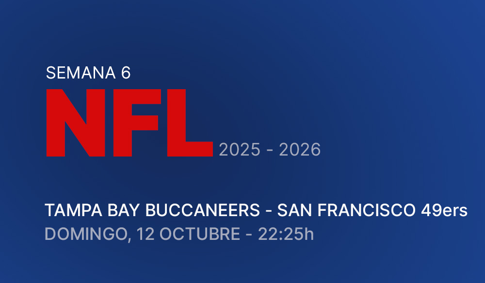 Semana 6: Tampa Bay Buccaneers - San Francisco 49ers