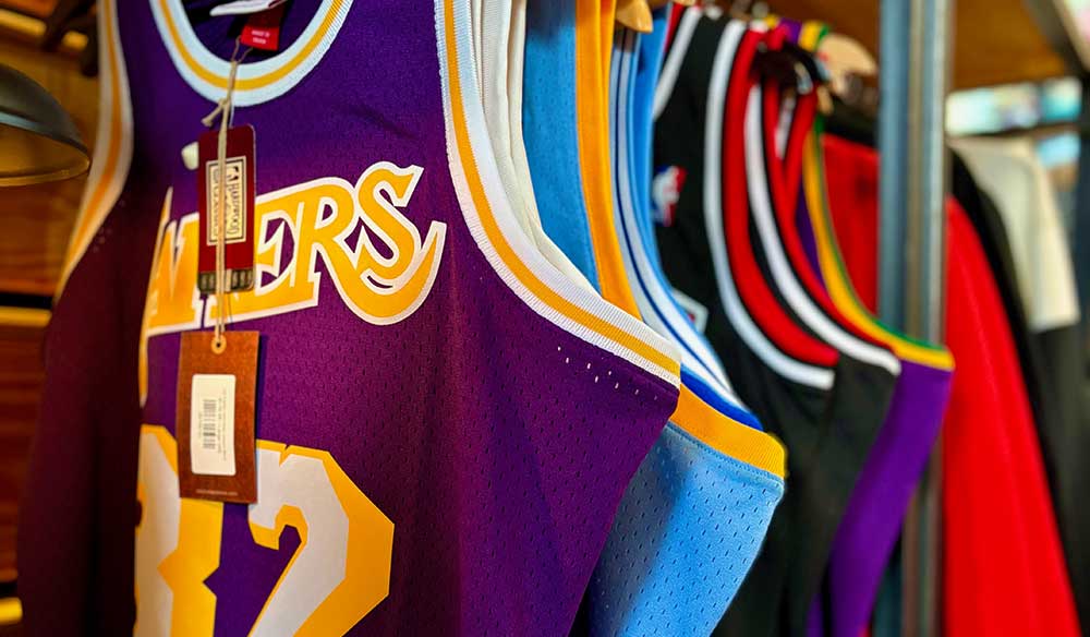 Camisetas de los equipos de la NBA