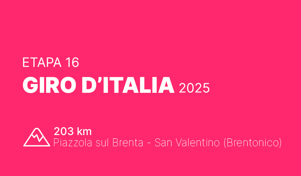 Etapa 16 - Giro de Italia 2025