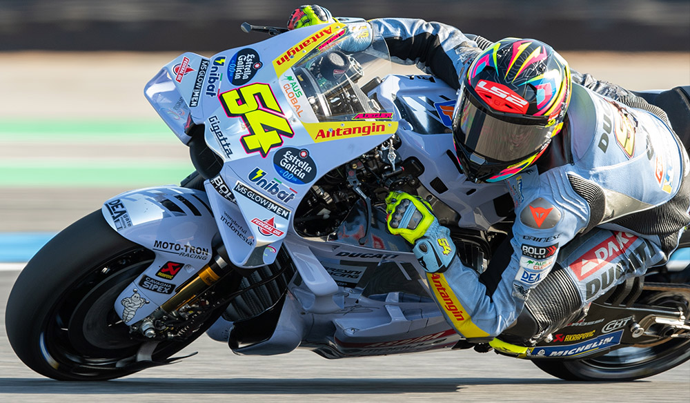 Fermín Aldeguer sobre su moto