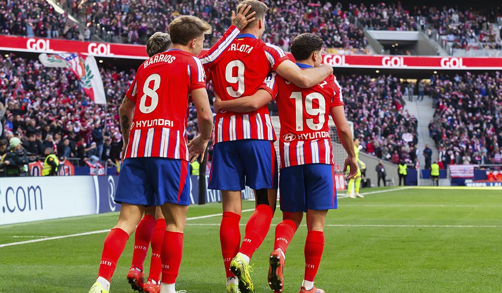 Jugadores del Atlético de Madrid