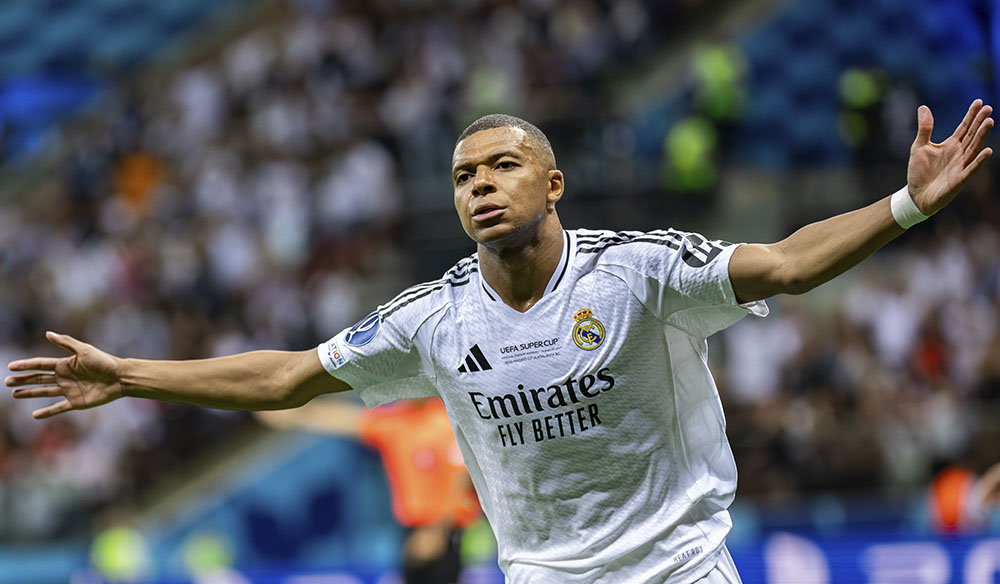 Kylian Mbappé del Real Madrid