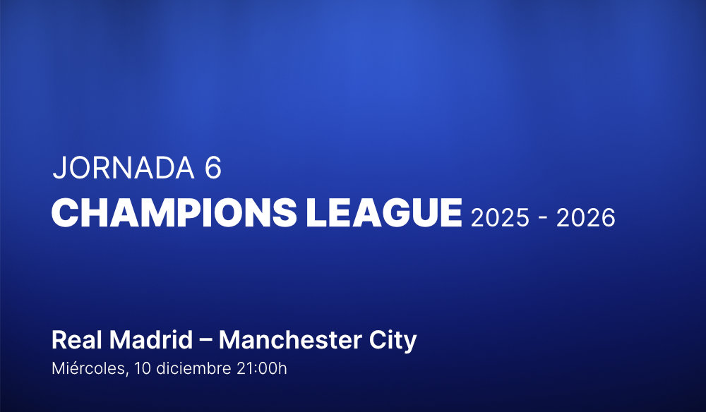 Champions League: Real Madrid - Manchester City