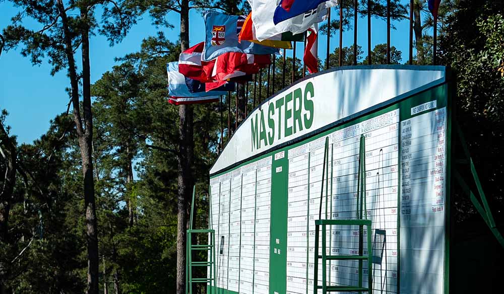 Tabla de puntuaciones - Masters de Augusta