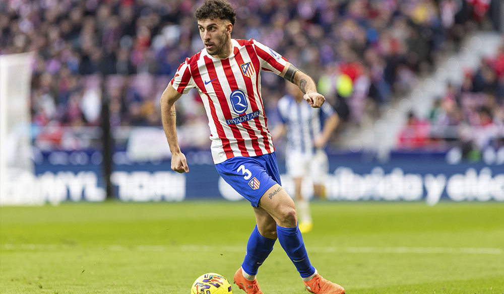 Matteo Ruggeri del Atlético de Madrid
