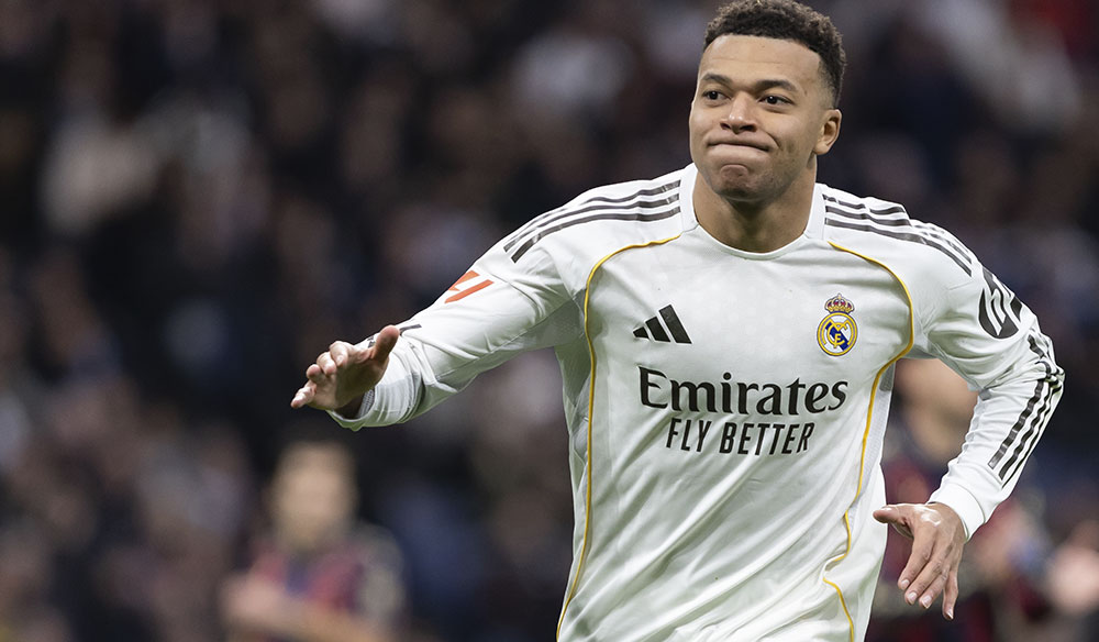 Mbappé del Real Madrid