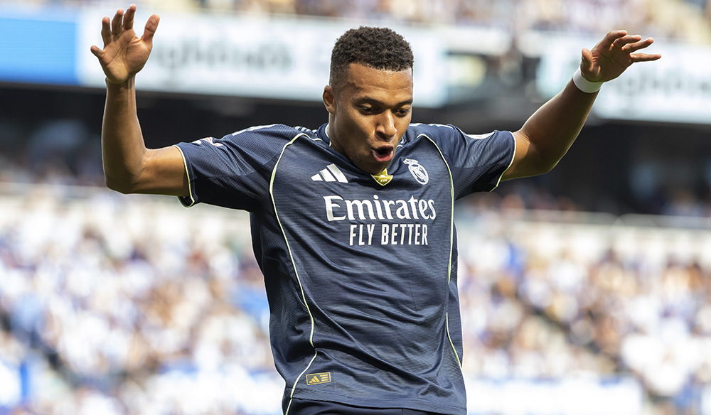 Kylian Mbappé celebrando un gol