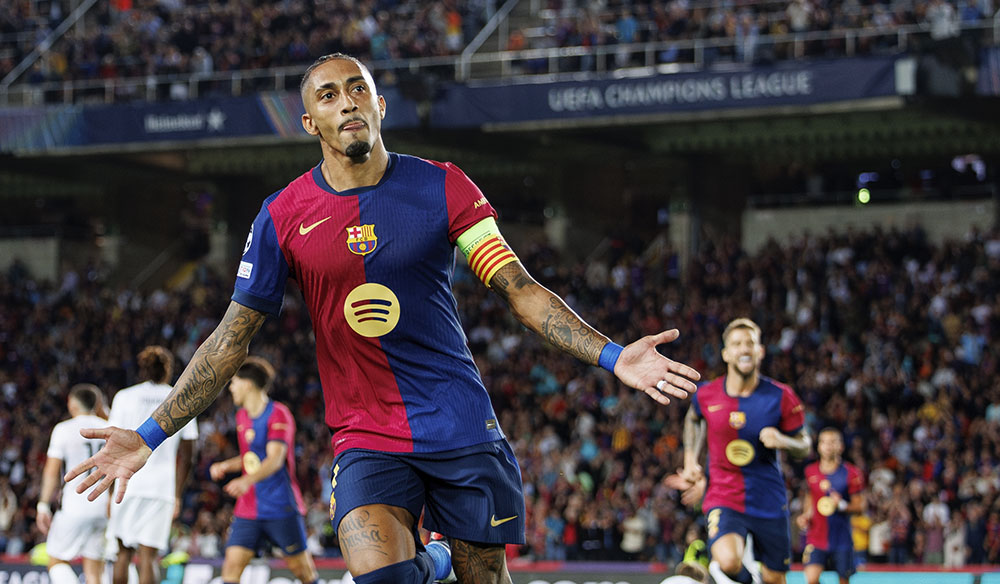 Raphinha del Barcelona