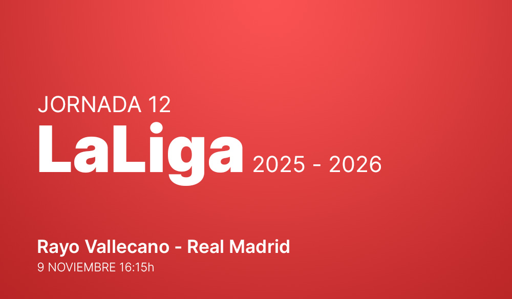 Jornada 12: Rayo Vallecano - Real Madrid