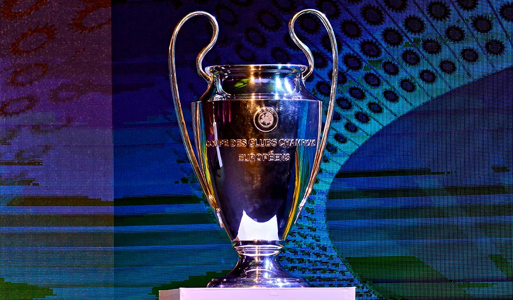 El trofeo de la Champions League