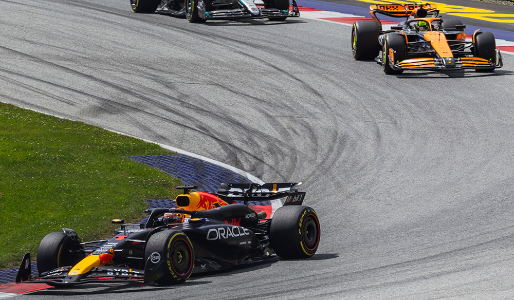 Max Verstappen y Lando Norris